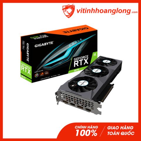  Card màn hình VGA Gigabyte Geforce RTX 3070 Eagle 8GB OC V2 GDDR6 LHR (GV-N3070EAGLE-OC-8GD-V2) (rev. 2.0) 