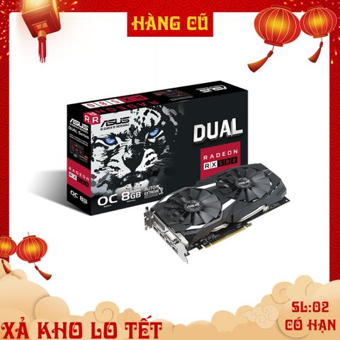  Card màn hình VGA Asus Dual RX 580 08G cũ 