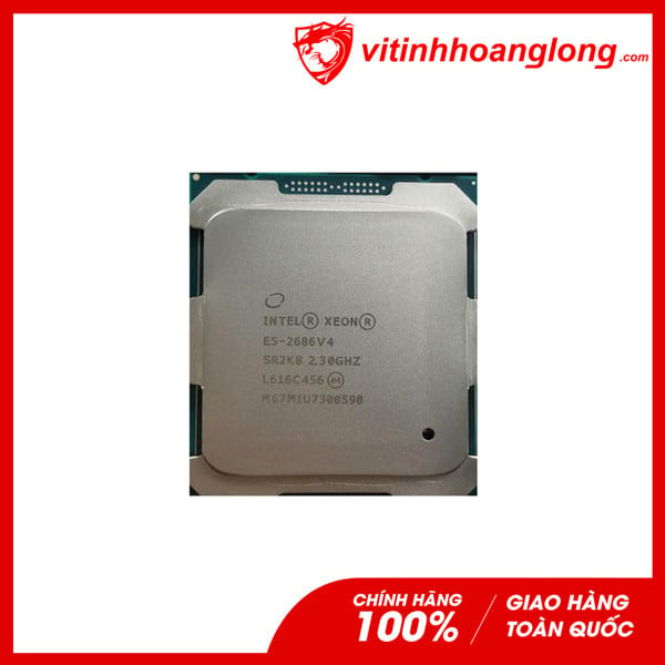 CPU Intel Xeon E5 2686 v4 Socket LGA 2011-3 18 Nhân 36 Luồng