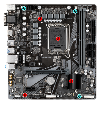  Mainboard Gigabyte H610M H DDR4 