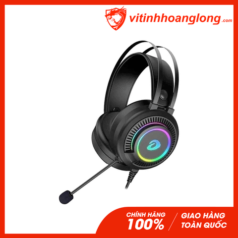  Tai nghe DareU EH416 7.1 Surround Gaming RGB (Đen) 