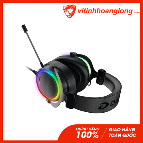  Tai nghe DareU EH925S Pro 7.1 Surround Gaming Led RGB (Đen) 