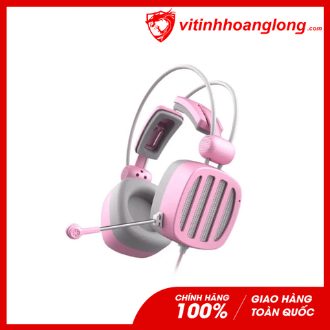  Tai nghe Xiberia S21D Version Cao cấp Sound 7.1 (Hồng) 