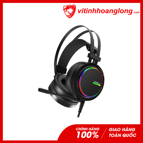  Tai nghe Zidli ZH11S 7.1 Surround Gaming Led RGB (Đen) 