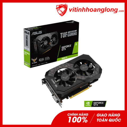  Card màn hình VGA Asus Geforce GTX 1660Ti 6GB GDDR6 TUF Gaming EVO Edition (TUF-GTX1660TI-6G-EVO-GAMING) 