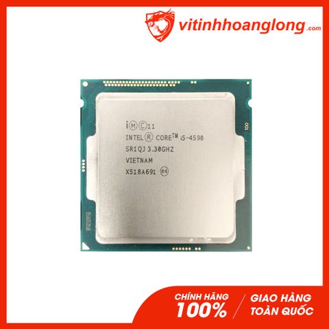  CPU Intel Core i5 4590 ( 3.70GHz, 4 Nhân 4 Luồng, Cache 6MB, Socket LGA 1150 )TRAY chưa gồm Fan 