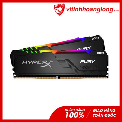  RAM PC KINGSTON HyperX Fury RGB 16GB (2 x 8GB) DDR4 3200MHz (HX432C16FB3AK2/16) 