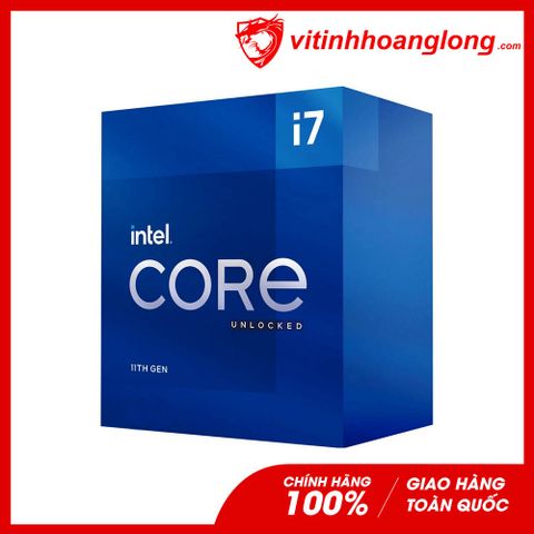  CPU Intel Core i7 11700K ( 3.60GHz Up To 5GHz, 8 Nhân 16 Luồng, Cache 20MB, Socket LGA 1200 ) 