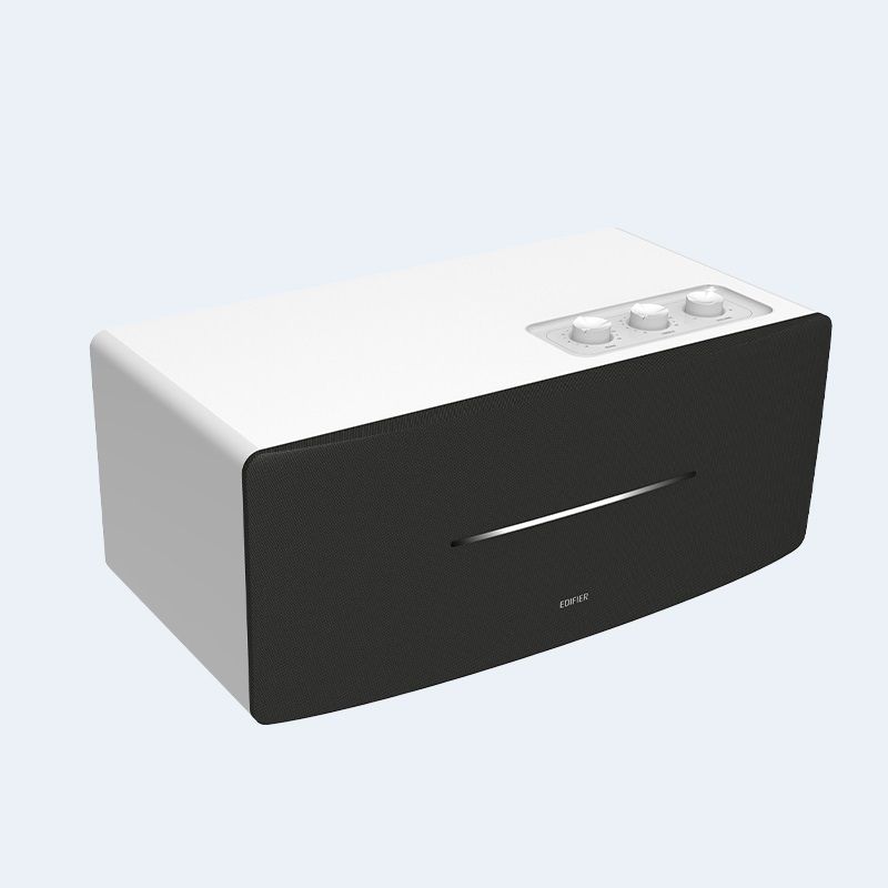 Loa Bluetooth 5.0 EDIFIER D12 | Vỏ gỗ chống dội âm | Hỗ trợ AUX âm thanh nổi Stereo | Kèm remote điều khiển