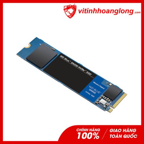  Ổ SSD Western Blue SN550 500GB PCIe NVMe™ Gen3x4 M2-2280 - HÀNG NEW - BH 36T 