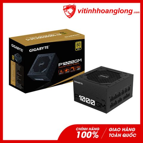  Nguồn máy tính GIGABYTE GP-P1000GM 1000W (80 Plus Gold/Full Modular/ Màu Đen) 