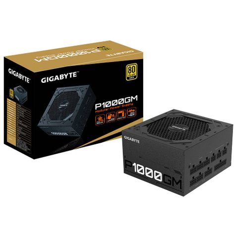  Nguồn máy tính GIGABYTE GP-P1000GM 1000W (80 Plus Gold/Full Modular/ Màu Đen) 