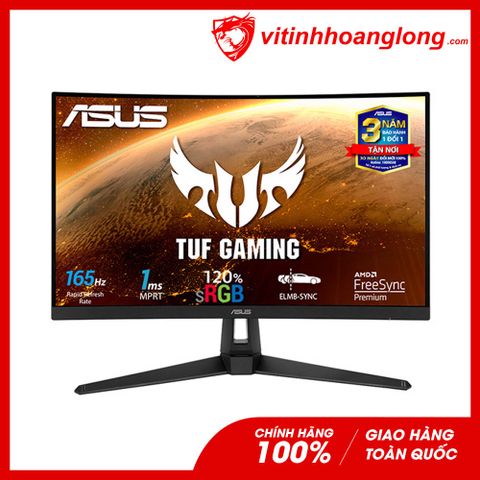  Màn hình cong máy tính bàn Asus TUF GAMING VG27VH1B FHD 27 inch 165Hz 