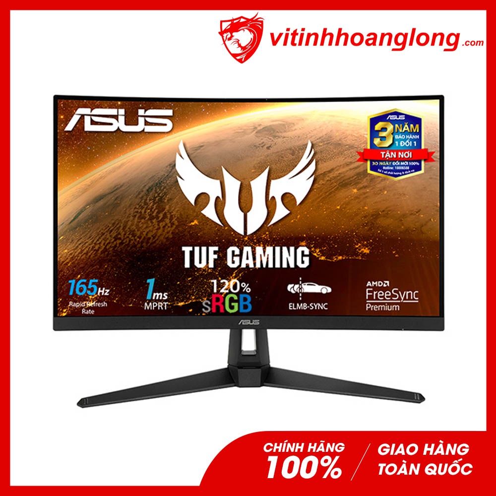 Màn hình cong máy tính bàn Asus TUF GAMING VG27VH1B FHD 27 inch 165Hz