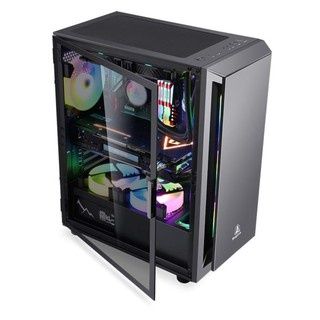  Vỏ case máy tính Segotep GANK5 BLACK - Kính cường lực 