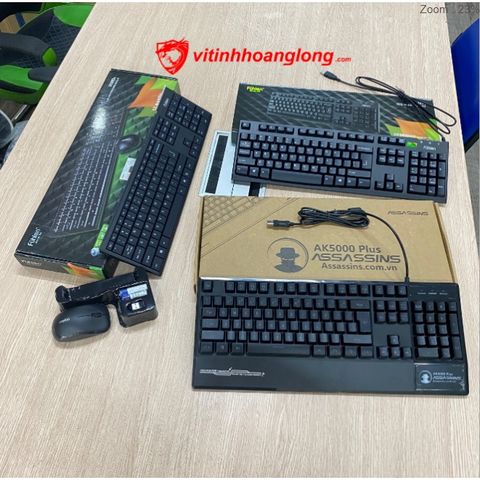  Bàn Phím Giả Cơ Assassins AK-5000 Plus Led Gaming - Hãng Chính hãng - Vi Tính Hoàng Long 