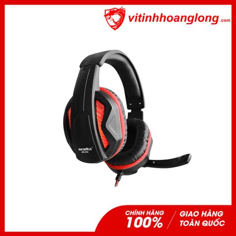  Tai nghe Soundmax AH 314 Gaming Đen Đỏ 