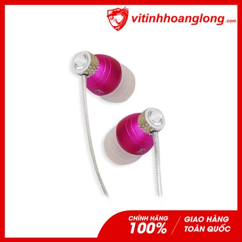  Tai nghe In ear Soundmax AH 704 (Hồng) 