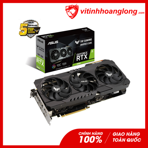  Card màn hình VGA Asus Geforce RTX 3080 Tuf Gaming OC 10GB GDDR6X 