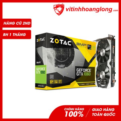  Card màn hình VGA Zotac GTX 1060 6GB DDR5 Cũ 