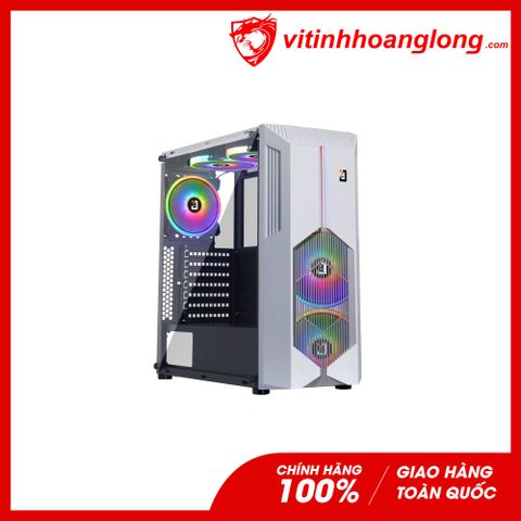  Vỏ Case máy tính Jetek Game Beryl-II G9602W White (Tặng 2 Fan) 