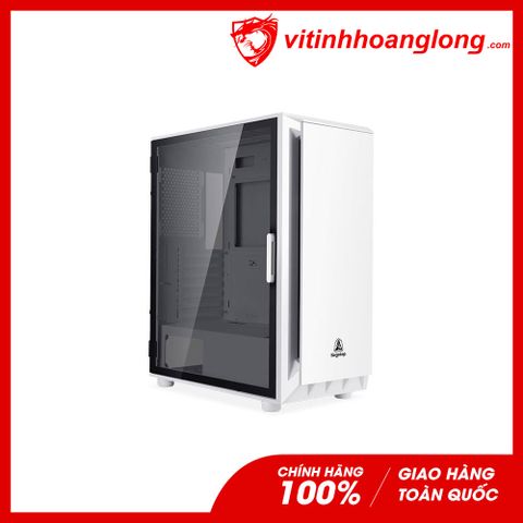  Vỏ Case máy tính Segotep Gank 5 White (CỬA BẢN LỀ)(No fan) 