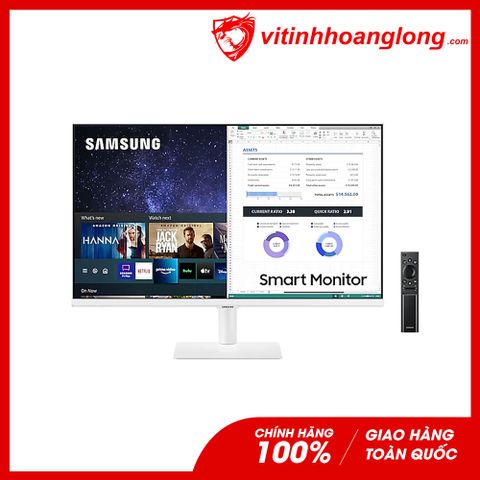  Màn hình máy tính Samsung 27 Inch Smart Monitor M7 LS27AM501NEXXV FHD VA 60Hz 8ms 