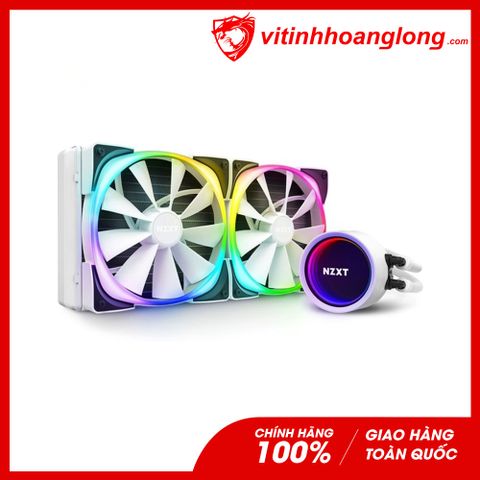  Tản nhiệt nước CPU NZXT Kraken X63 White RGB AiO Cooling (280) - RL-KRX63-RW 