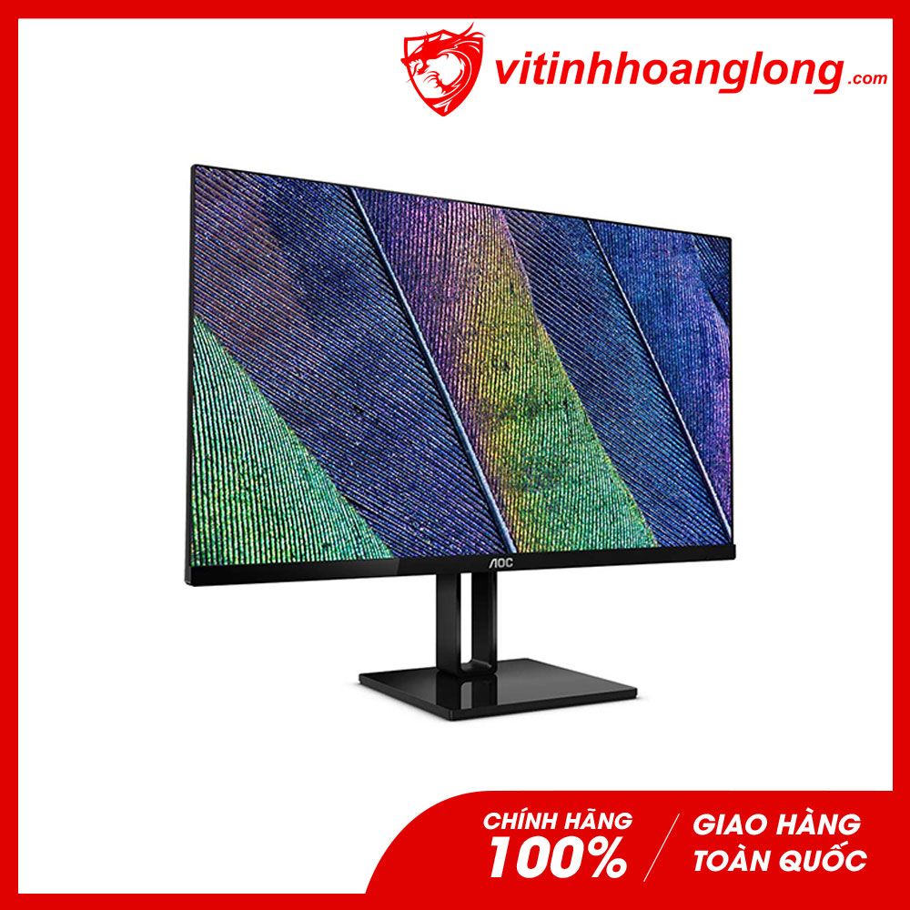 Màn hình máy tính AOC 23.8 Inch 24V2Q/74 FHD IPS FreeSync UltraSlim, 5ms,75Hz