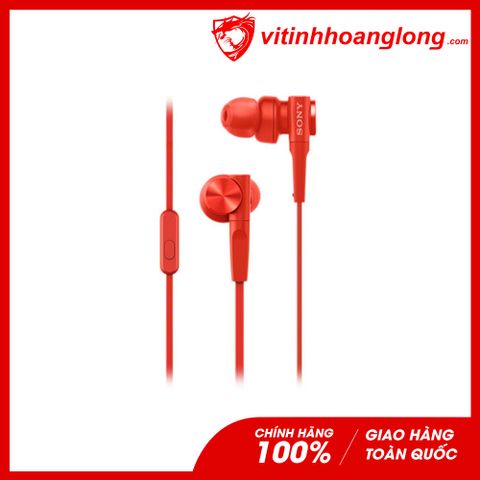  Tai nghe In ear Sony MDRXB55AP(Đỏ) 