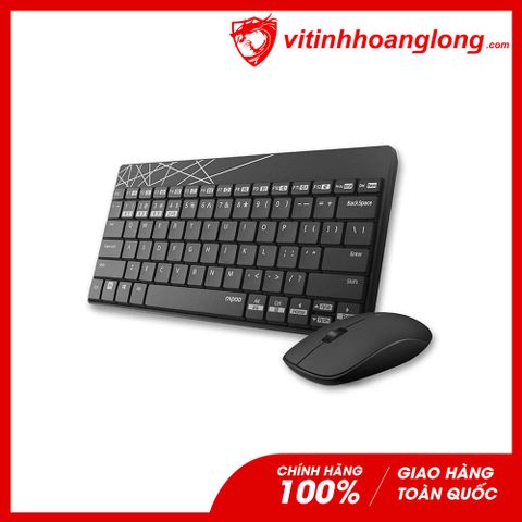  Combo phím chuột Rapoo 8000M không dây 