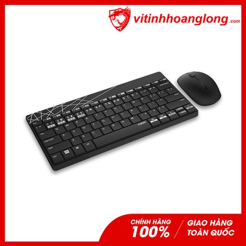  Combo phím chuột Rapoo 8000S không dây 