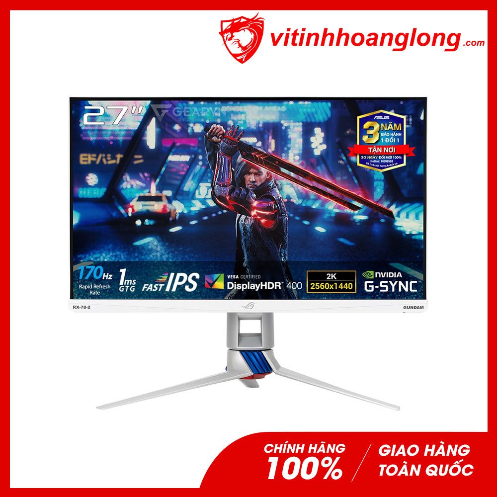 Màn hình máy tính Asus 27 Inch ROG XG279Q 2K QHD IPS 170Hz 1Ms