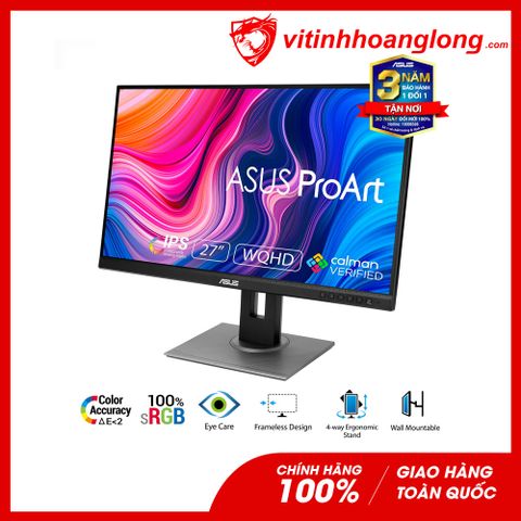  Màn hình máy tính Asus 27 Inch ProArt PA278QV WQHD IPS 75Hz 5ms 100% sRGB 