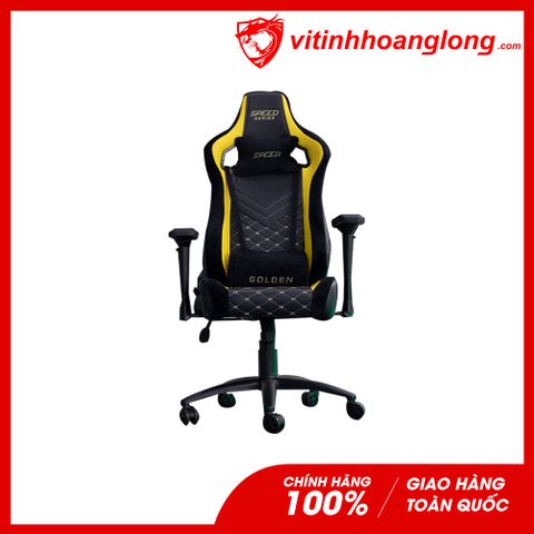  Ghế Gaming HQ Speed Golden (Lưng Ngả- Chân Xoay) 