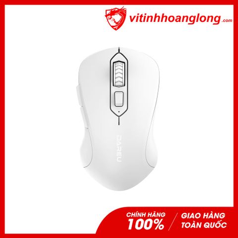  Chuột máy tính Wireless DareU LM115G DPI1600 (Trắng) 