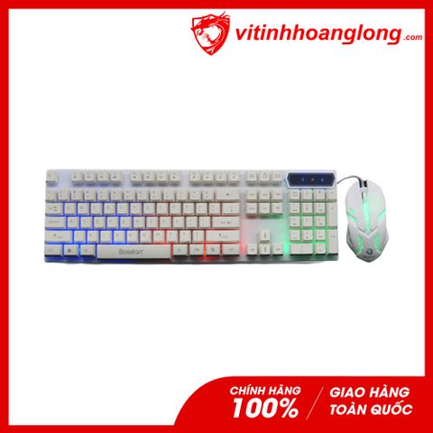  Combo phím chuột Bosston 8310 Chính Hãng (Trắng) 