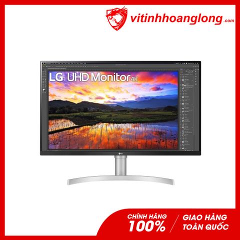  Màn hình máy tính LG 32 Inch 32UN650-W UHD 4K VA 60Hz 5ms AMD Freesync Loa 5W(32UN650-W.ATV) 