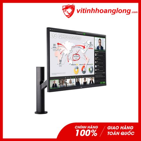  Màn hình máy tính LG 32 Inch 32QP880N-B UltraFine QHD 4K IPS 75hz HDR10 5ms Ergo stand (32QP880N-B.ATV) 