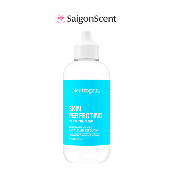 Dung dịch tẩy tế bào chết da thường & hỗn hợp Neutrogena Skin Perfecting Face Exfoliant 9% AHA/PHA Blend 118mL