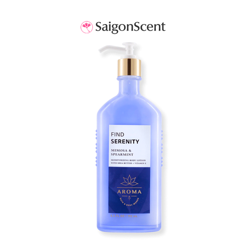 Sữa Dưỡng Thể Bath & Body Works Aromatherapy Body Lotion FIND SERENITY Mimosa + Spearmint 192mL