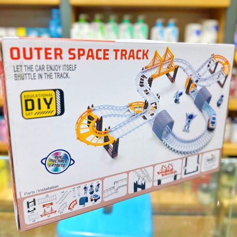 BỘ LẮP RÁP ĐƯỜNG RAY XE VŨ TRỤ PHI HÀNH GIA THÁM HIỂM KHÔNG GIAN, ĐƯỜNG ĐUA VŨ TRỤ OUTER SPACE TRACK