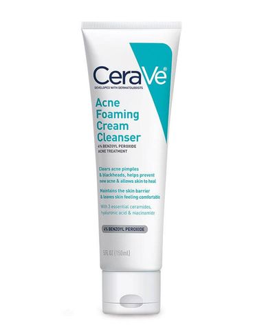 Sửa rửa mặt da dầu mụn Cerave Acne Foaming Cream Cleanser 150ml