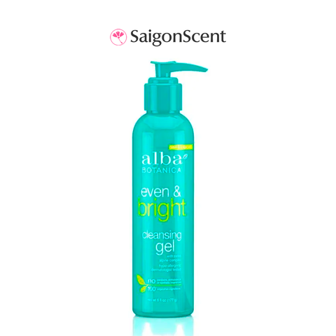 Sữa rửa mặt sáng da Alba Botanica Even & Bright Cleansing Gel 177mL