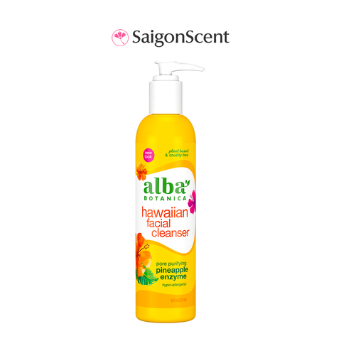 Sữa rửa mặt da khô nhạy cảm Alba Botanica Hawaiian Facial Cleanser 237mL