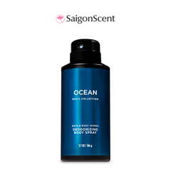 Xịt thơm toàn thân cho nam Bath & Body Works Body Spray OCEAN 104g