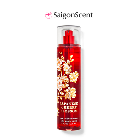 Xịt thơm toàn thân Bath & Body Works Body Mist JAPANESE CHERRY BLOSSOM 236mL