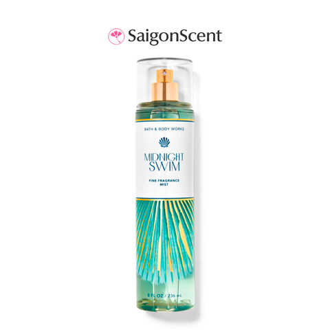 Xịt thơm toàn thân Bath & Body Works Body Mist MIDNIGHT SWIM 236mL