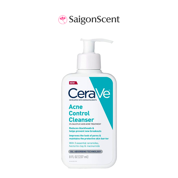 Sữa rửa mặt trị mụn CeraVe Acne Control Cleanser 237mL