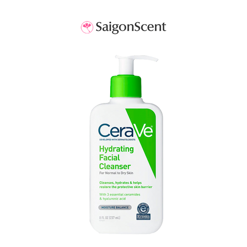 Sữa rửa mặt không bọt cho da thường | da khô CeraVe Hydrating Facial Cleanser 237mL